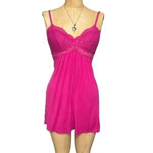 INC Y2K Lace Bust Babydoll Slip Dress Lingerie‎ Mini Size XS